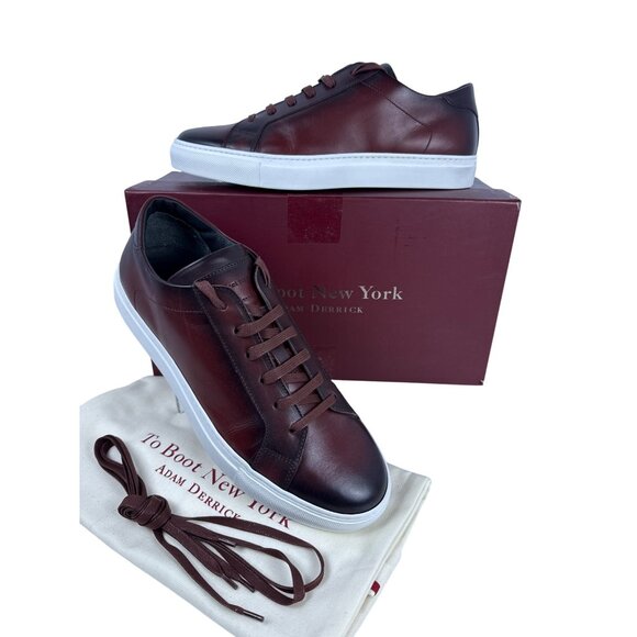 To Boot New York Men's Castle (Biking Red) Italian Sneaker Shoes Size 8.5 M - Picture 1 of 12